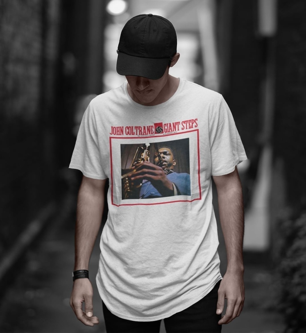 John Coltrane Tee Shirt Retro Jazz Shirts
